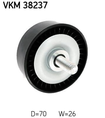Rolo de desvio da correia trapezoidal estriada SKF ref. VKM 38237